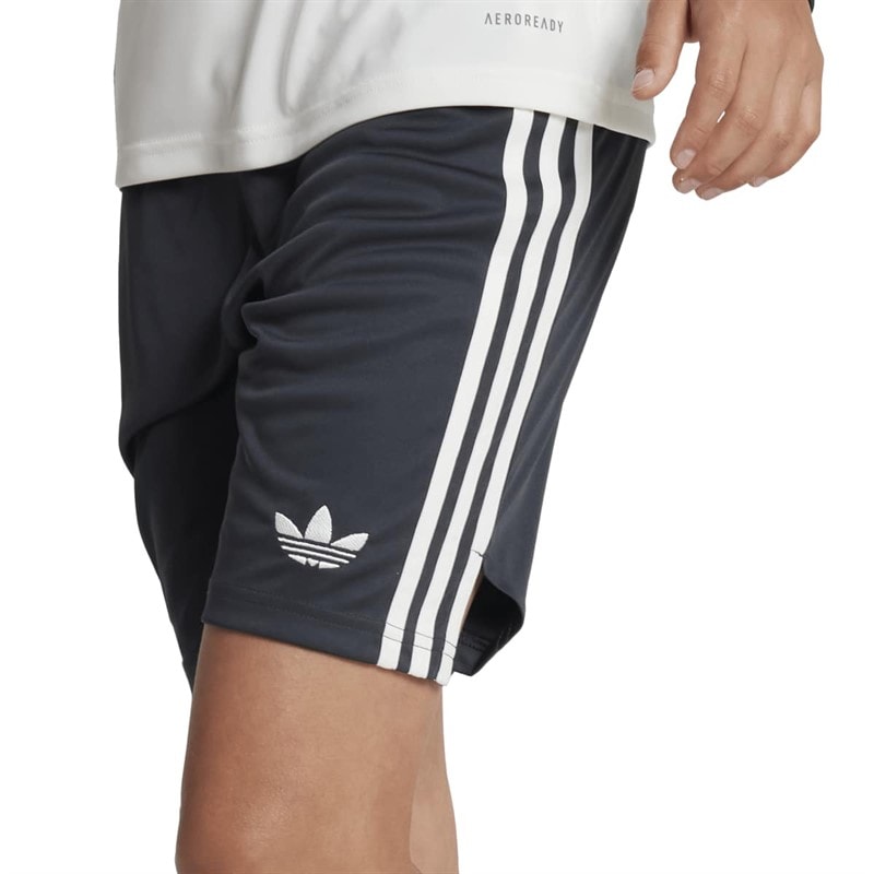 adidas Junior Drenge MUFC Manchester United 24/2 Tredje shorts Carbon - Billede 4