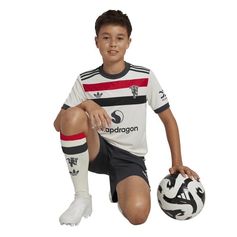 adidas Junior Drenge MUFC Manchester United 24/2 Tredje shorts Carbon - Billede 5
