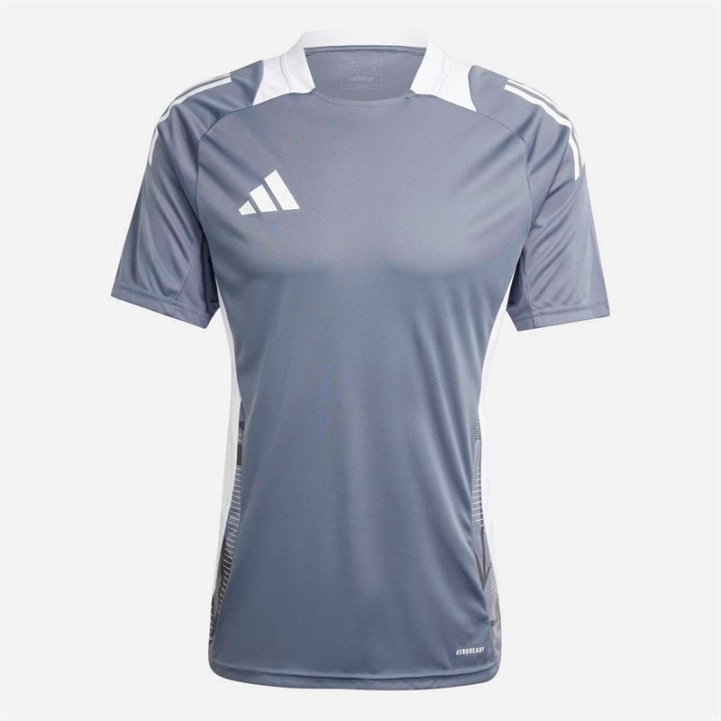 adidas Herre Tiro 24 Competition T-shirt Team Onix/Hvid