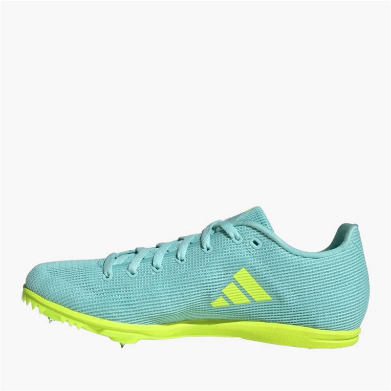 adidas Junior Adizero Allroundstar Løbesko til baneløb med pigge Flash Aqua/Cloud White/Lucid Lemon - Billede 5
