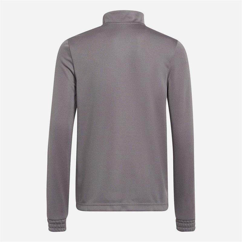 adidas Drenge Junior Entrada 22 1/4 Zip Træningsbluse Team Grey Four - Billede 2