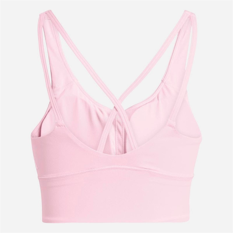 adidas Dame 3 Striber Studio All Me Let Støtte Sports BH True Pink - Billede 2