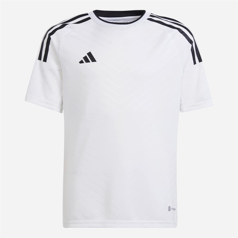 adidas Junior Drenge Campeon 23 T-shirt Hvid/Sort