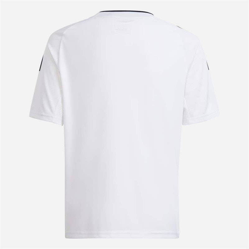 adidas Junior Drenge Campeon 23 T-shirt Hvid/Sort - Billede 2