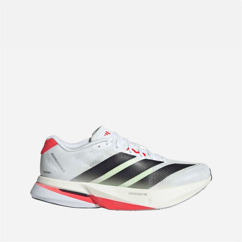adidas Dame Adizero Boston 13 Lightstrike Pro Neutrale Løbesko Cloud White/Core Black/Lucid Red