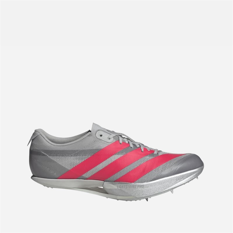 adidas Adizero Prime SP4 Sprint Løbesko med pigge Grey Two/Lucid Red/Silver Metallic