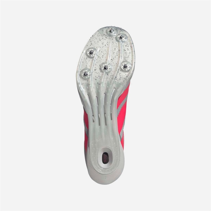 adidas Adizero Prime SP4 Sprint Løbesko med pigge Grey Two/Lucid Red/Silver Metallic - Billede 2
