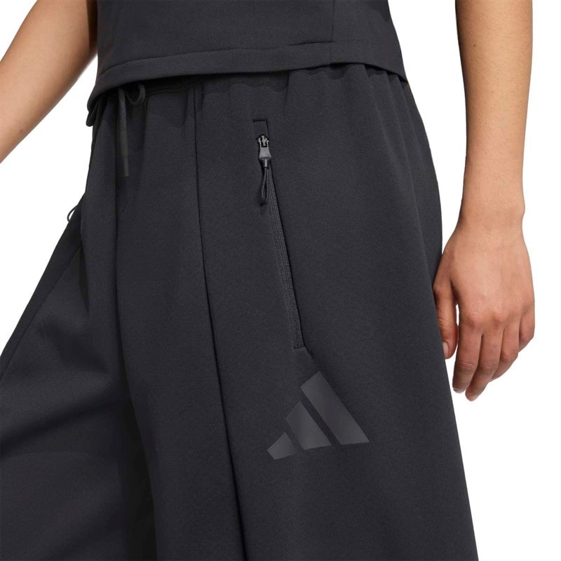 adidas Dame Z.N.E Open Hem Træningsbukser Sort - Billede 3