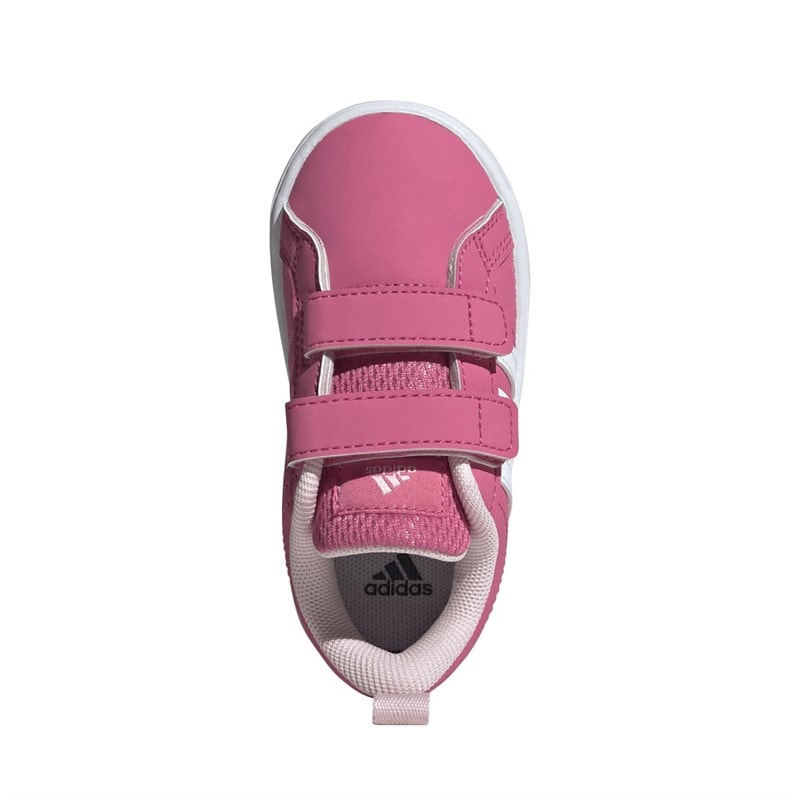 adidas Baby Piger VS Pace 2.0 Velcro Træningssko Pink Fusion/Cloud White/Clear Pink - Billede 4