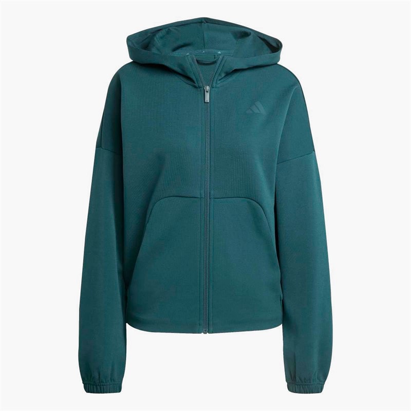 adidas Dame Future Icons Lille Logo Lynlås Hættetrøje Aurora Ivy