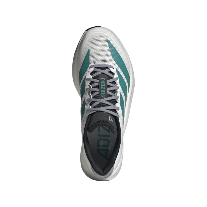 adidas Dame Adizero Boston 13 EQT Lightstrike Pro Neutrale Løbesko Cloud White/Pure Teal/Grå - Billede 4