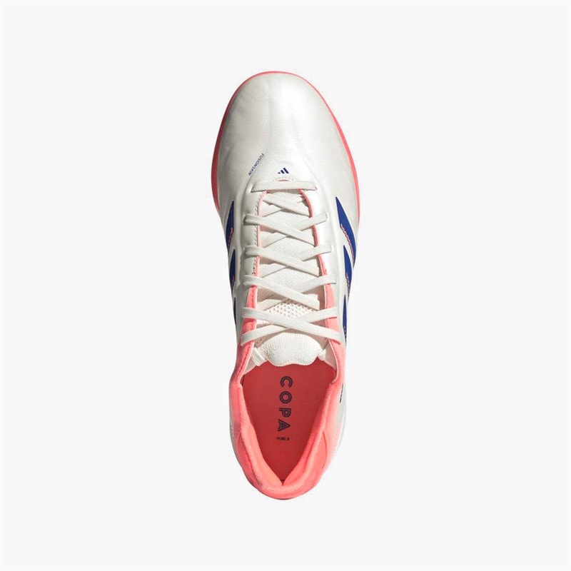 adidas Herre Copa Pure 3 Pro Coral Blaze Pack TF Astro Fodboldstøvler Off White/Lucid Blue/Signal Coral - Billede 4