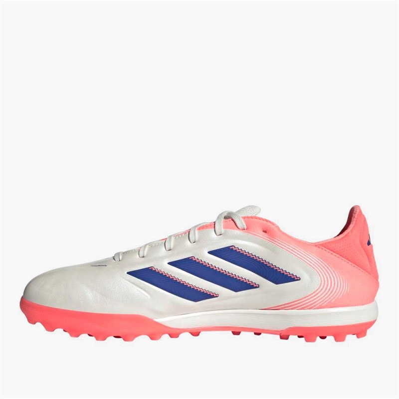 adidas Herre Copa Pure 3 Pro Coral Blaze Pack TF Astro Fodboldstøvler Off White/Lucid Blue/Signal Coral - Billede 5
