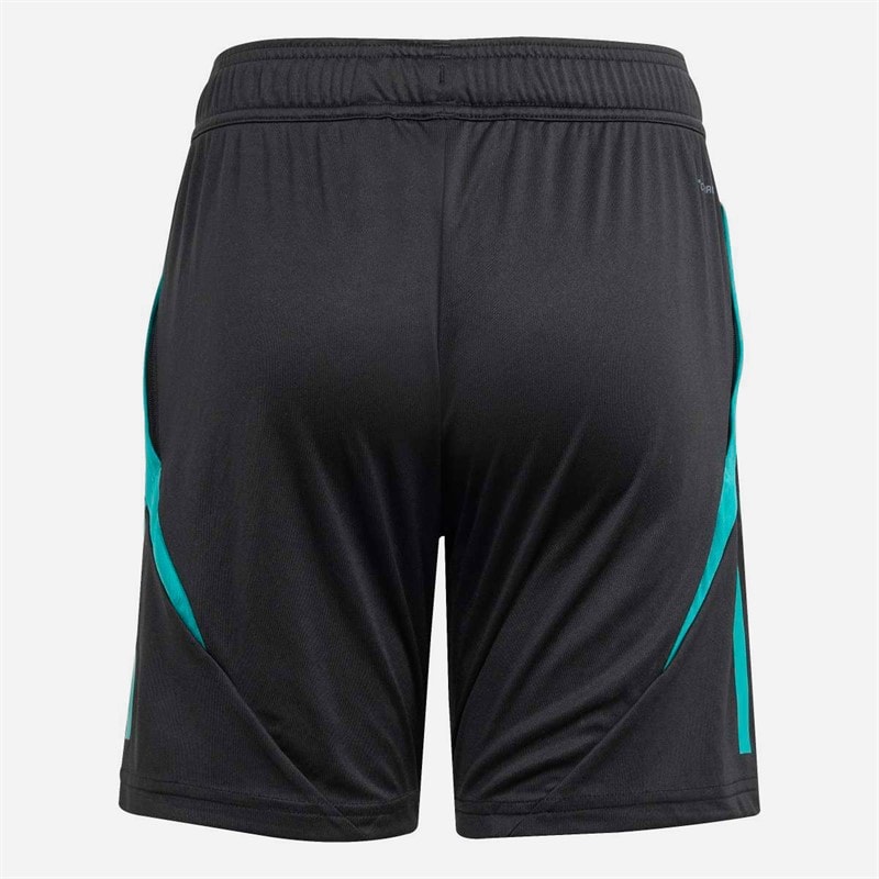 adidas Junior NZR New Zealand All Blacks Træningsshorts All Black/Pure Teal - Billede 2