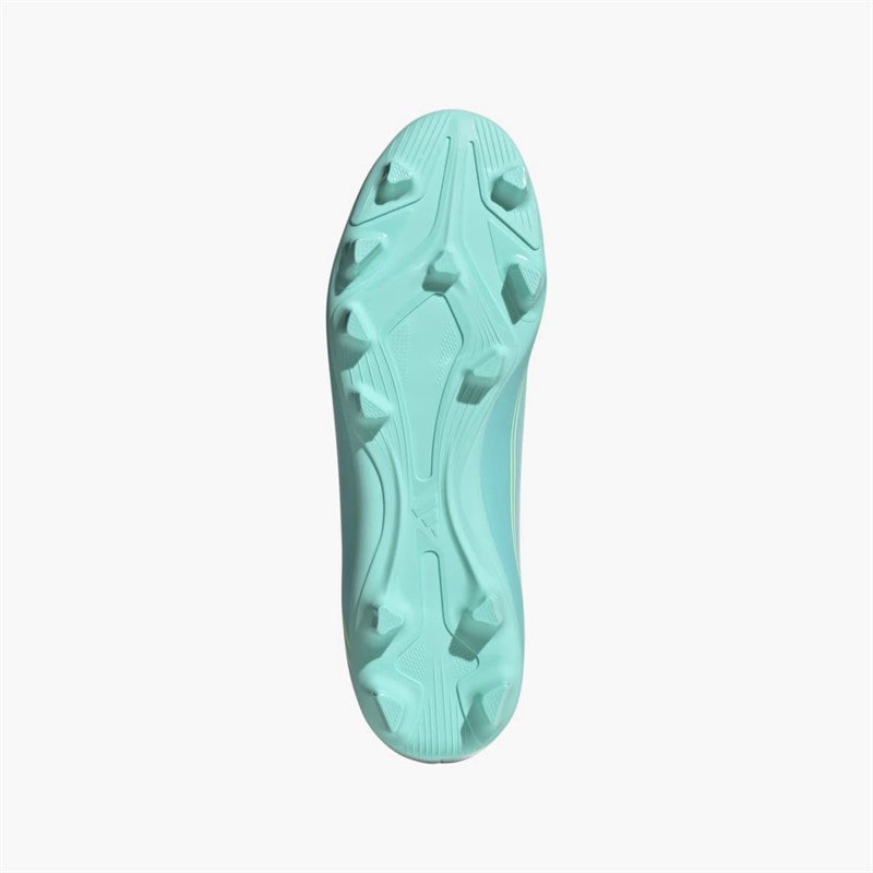 adidas Herre F50 Messi Club Aurora Radiante Pack FG Fast Jord Fodboldstøvler Cloud White/Lucid Pink/Flash Aqua - Billede 2
