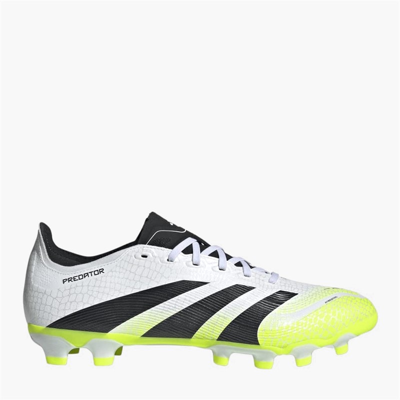 adidas Herre Predator League MG Multi Ground Fodboldstøvler Cloud White/Core Black/Lucid Lemon