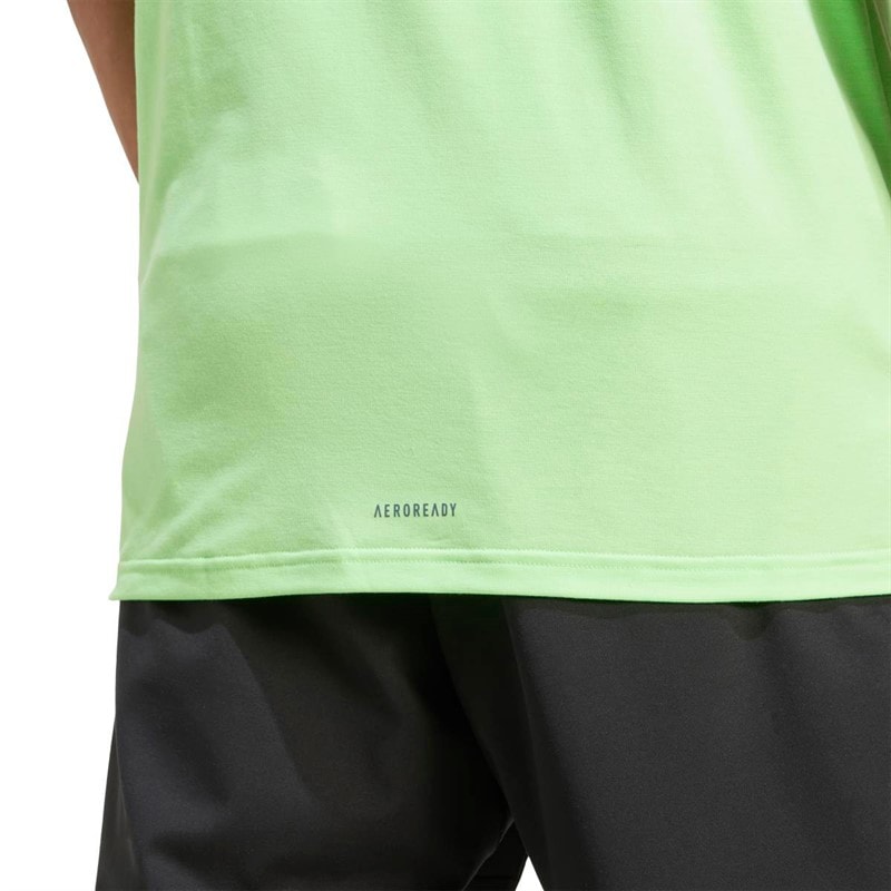 adidas Herre Trænings T-shirt Lime Burst - Billede 5