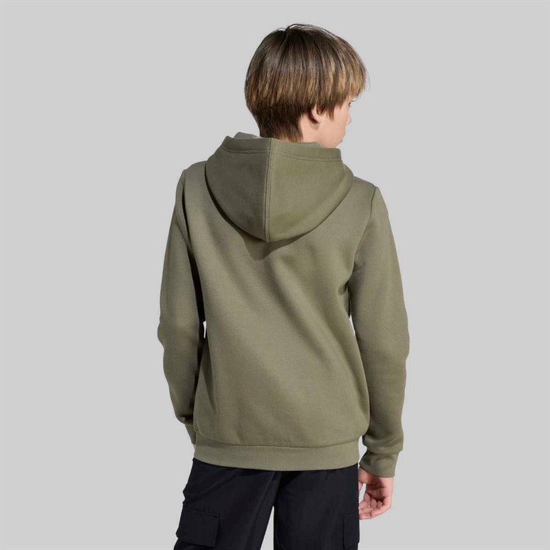 adidas Junior Drenge camouflage grafisk hættetrøje Olive Strata - Billede 3