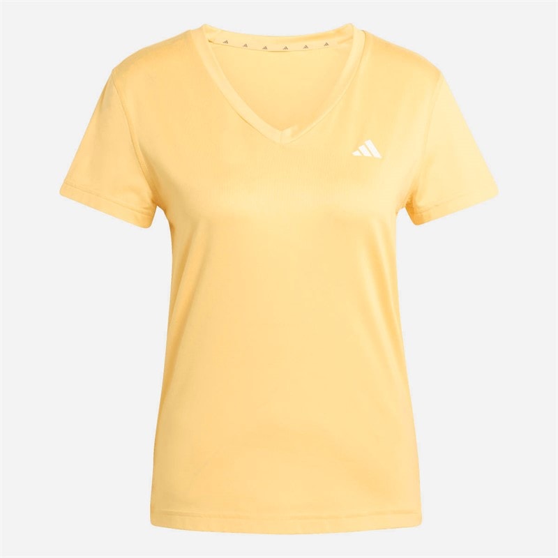 adidas Dametræning Essentials V-hals T-shirt Semi Ice Tangerine