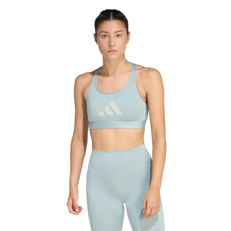 adidas Dame Primeliftreact Grafisk Let Støtte Sportsbh Wonder Sage - Billede 4
