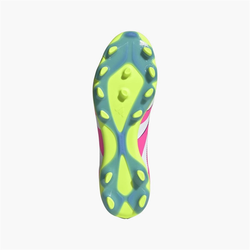 adidas Herre Predator League Celestial Sejr Pakke MG Multi Ground Fodboldstøvler Cloud White/Lucid Pink/Lucid Lemon - Billede 2