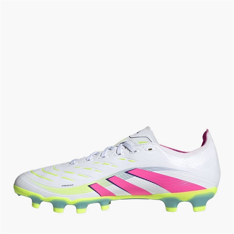 adidas Herre Predator League Celestial Sejr Pakke MG Multi Ground Fodboldstøvler Cloud White/Lucid Pink/Lucid Lemon - Billede 5