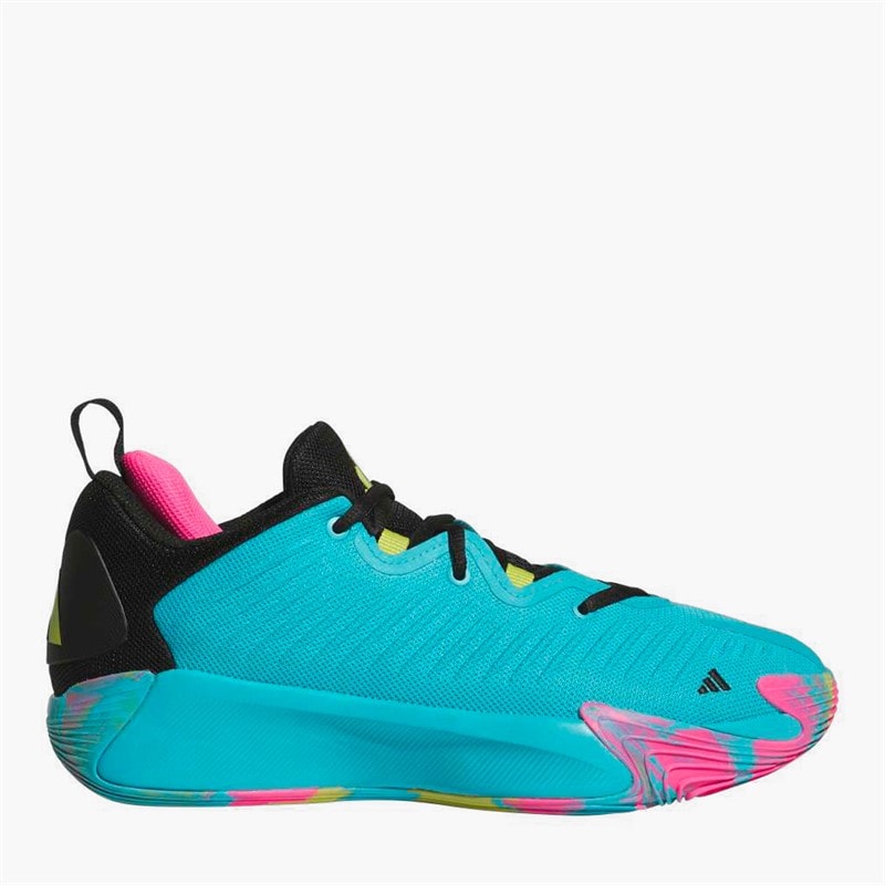 adidas Herre Initiations Basketballsko Lucid Cyan/Core Black/Preloved Lime - Billede 1