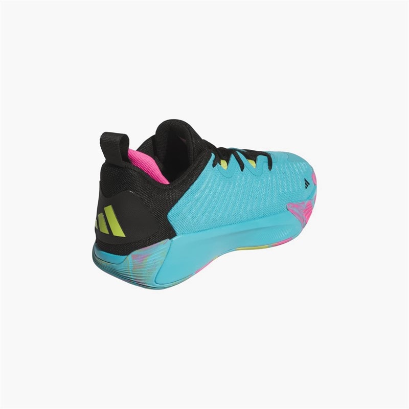 adidas Herre Initiations Basketballsko Lucid Cyan/Core Black/Preloved Lime - Billede 3