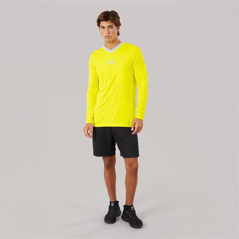 adidas Herre Referee 22 Langærmet Trøje Bright Yellow - Billede 4