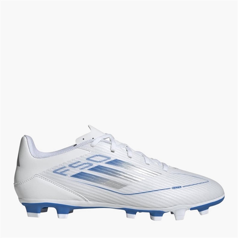 adidas Herre F50 Club Polar Victory Pack FG Faste Jord Fodboldstøvler Hvid/Silver Metallic/Hvid - Billede 1