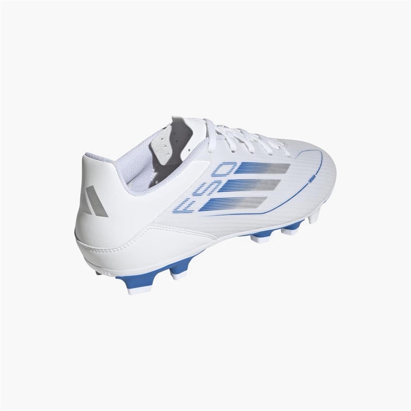 adidas Herre F50 Club Polar Victory Pack FG Faste Jord Fodboldstøvler Hvid/Silver Metallic/Hvid - Billede 3