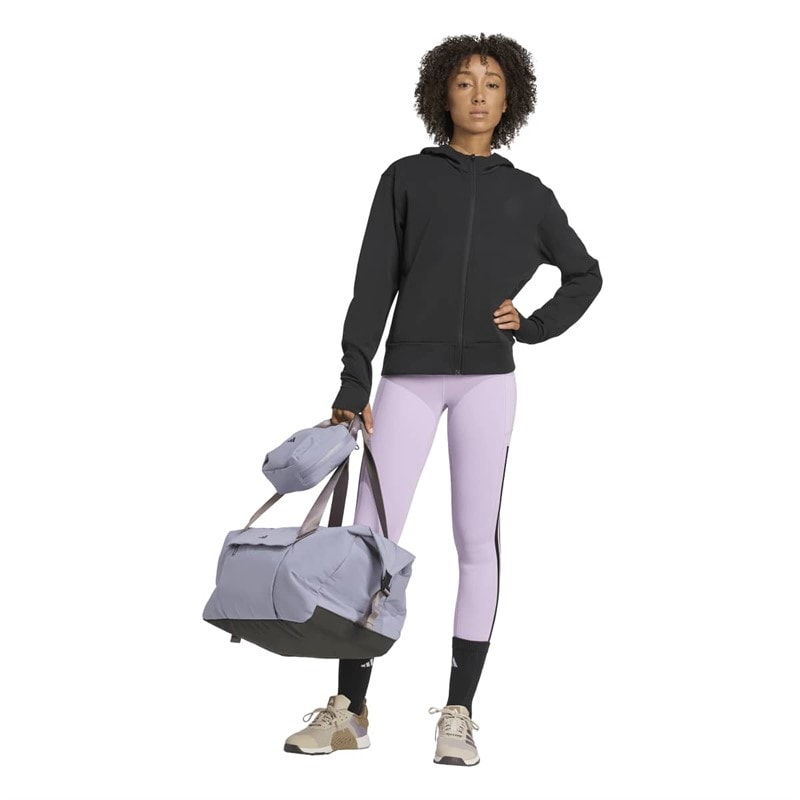 adidas Dame Optime 3 striber leggings Powder Plum - Billede 4
