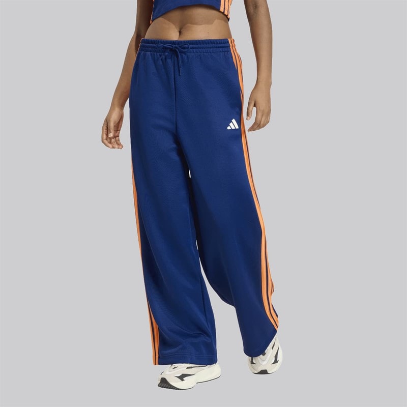 adidas Dame Stadion 3-Stripes Træningsbukser Dark Blue/Pure Orange/Off White
