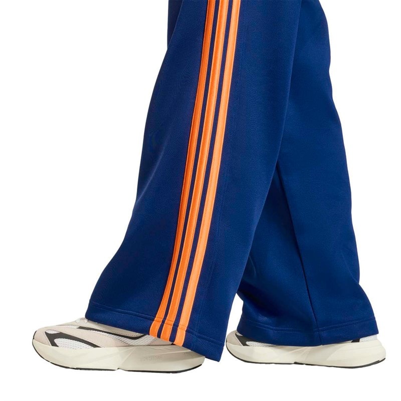 adidas Dame Stadion 3-Stripes Træningsbukser Dark Blue/Pure Orange/Off White - Billede 5