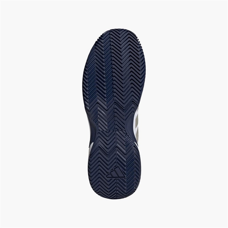 adidas Herre Gamecourt 2 Tennissko Cloud White/Cyber Metallic/Dark Blue - Billede 2