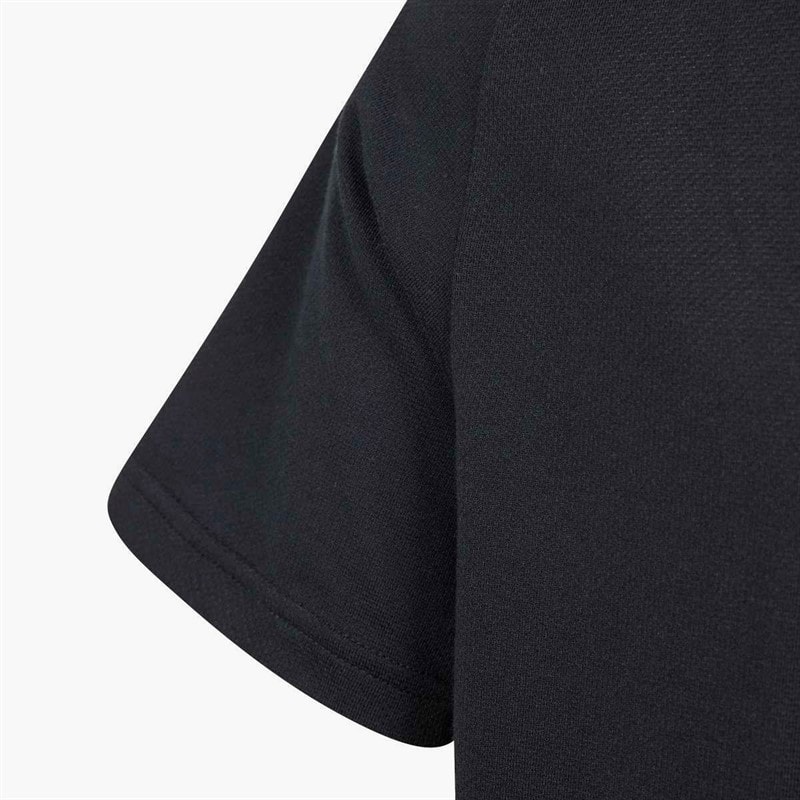 adidas Drenge Junior Tiro 24 Konkurrence Polo Shirt Sort/Team Dark Grey - Billede 3