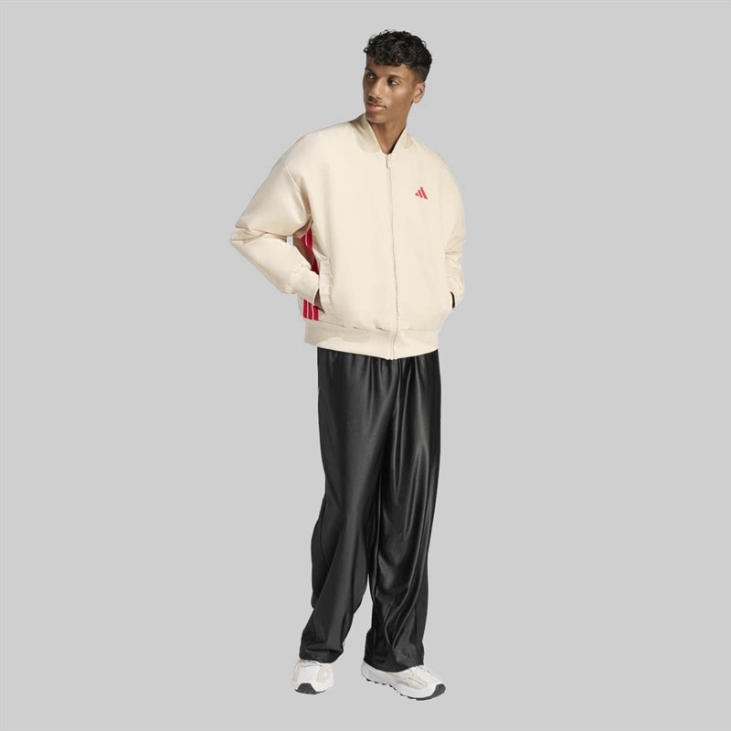 adidas Herre Stadium Bomber Jakke Crystal Linen - Billede 4