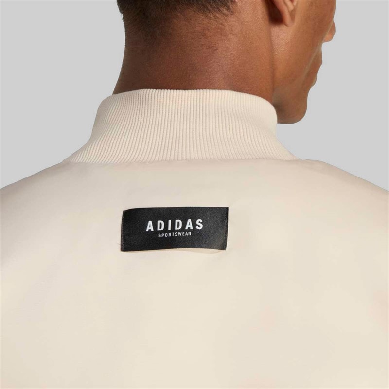 adidas Herre Stadium Bomber Jakke Crystal Linen - Billede 5