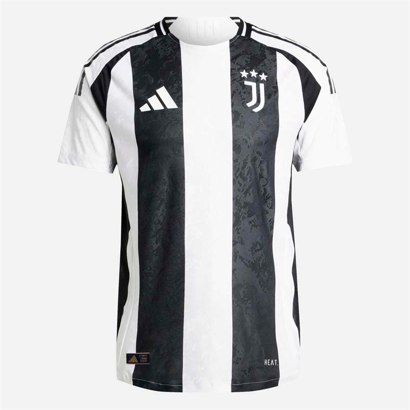adidas Herre JFC Juventus 24/25 Hjemme Ægte Trøje Hvid/Sort