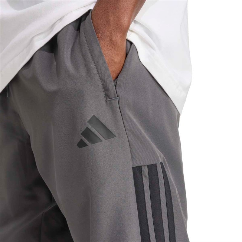 adidas Herre Samson Track Pants Grey Six/Sort - Billede 4