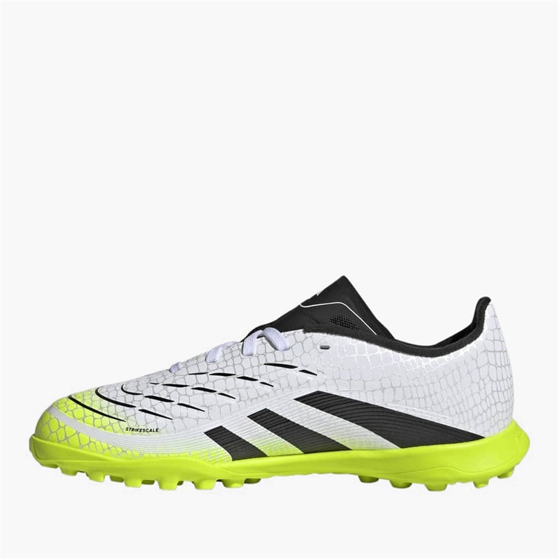 adidas Junior Predator League Radiant Blaze Pack TF Astro Fodboldstøvler Cloud White/Core Black/Lucid Lemon - Billede 4