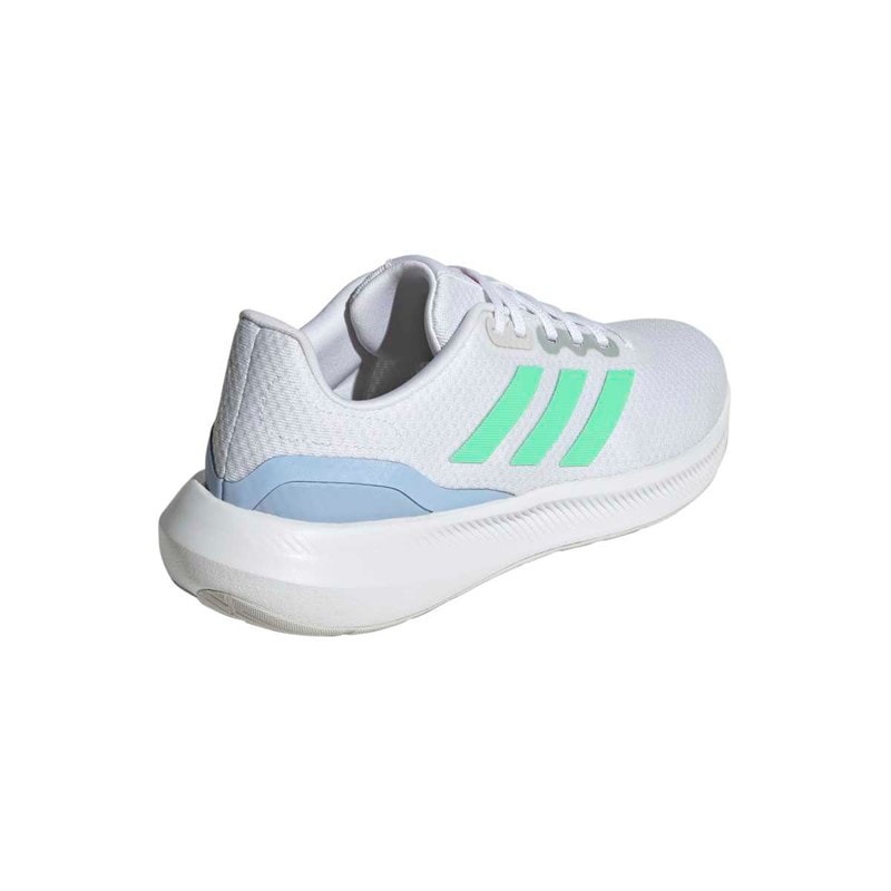 adidas Dame Runfalcon 3 Neutrale løbesko Cloud White/Pulse Mint/Blue Dawn - Billede 3
