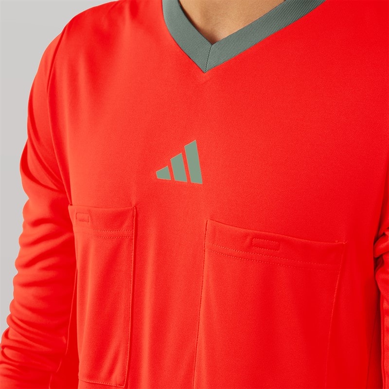 adidas Herre Referee 22 Langærmet Trøje Appleseed/Solar Rød Appleseed.Solar Red - Billede 3