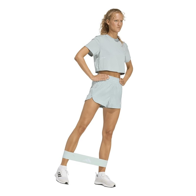 adidas Dame Climacool Power Træning Grafisk T-shirt Wonder Sage - Billede 4