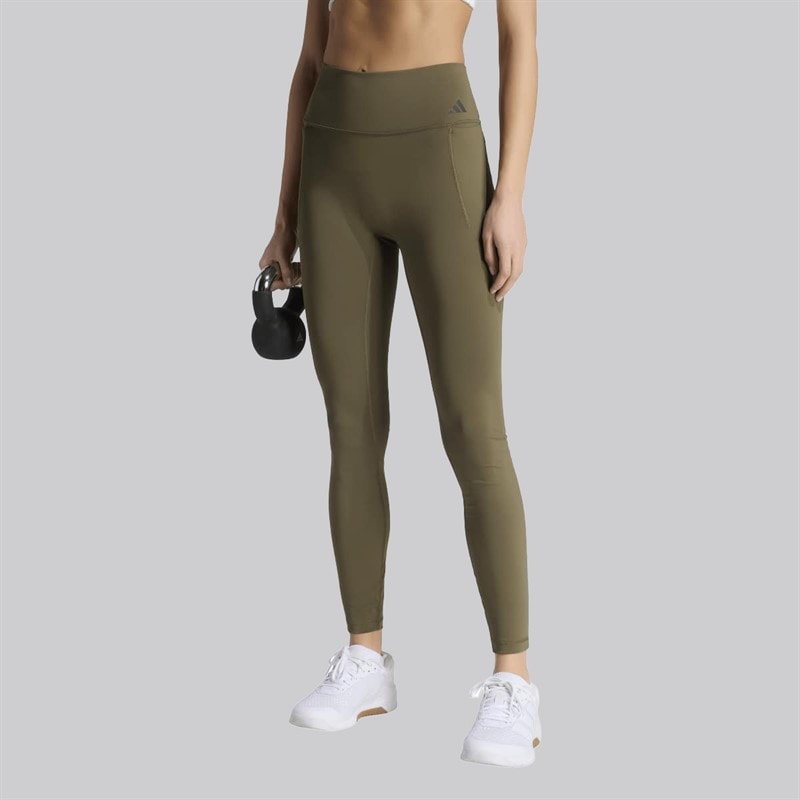 adidas Dame Optime Træningsleggings Olive Strata
