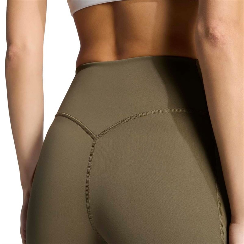 adidas Dame Optime Træningsleggings Olive Strata - Billede 5
