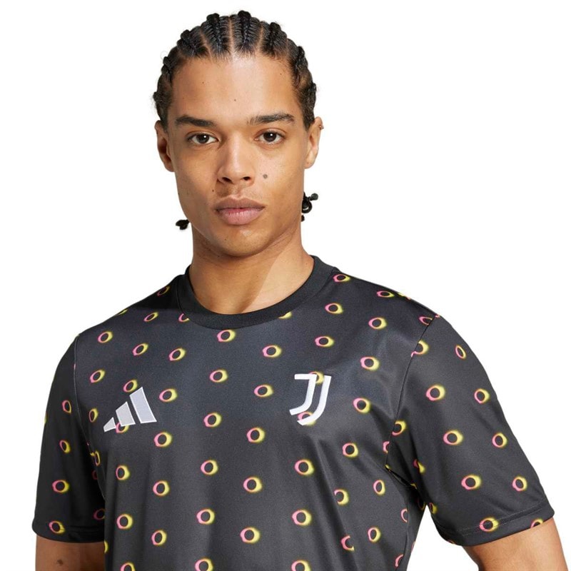 adidas Herre JFC Juventus 24/25 Pre Match Trøje Sort - Billede 3