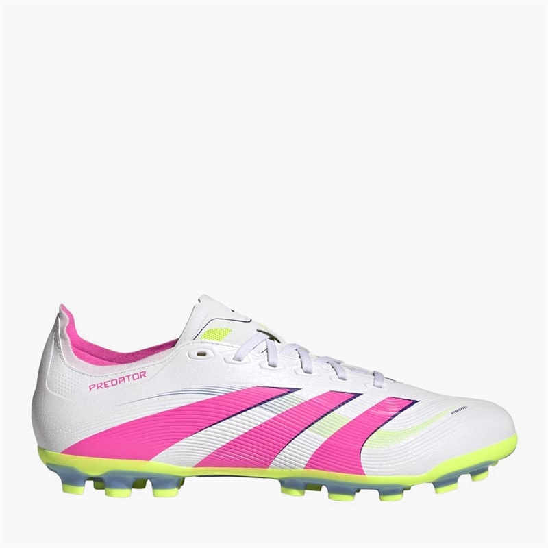 adidas Herre Predator League Celestial Victory Pak AG Kunstgræs Fodboldstøvler Cloud White/Lucid Pink/Lucid Lemon