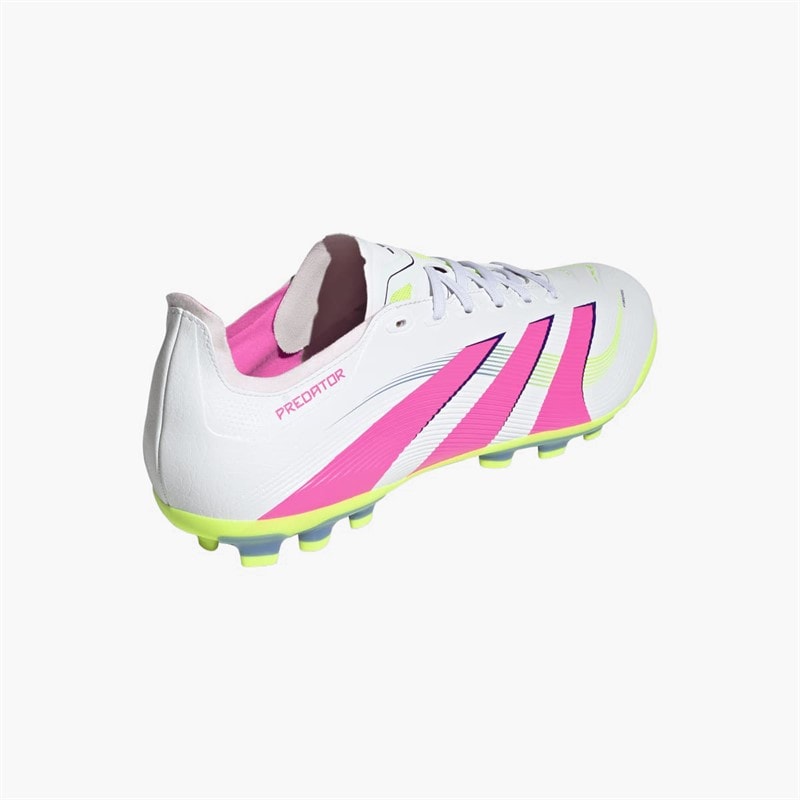 adidas Herre Predator League Celestial Victory Pak AG Kunstgræs Fodboldstøvler Cloud White/Lucid Pink/Lucid Lemon - Billede 3