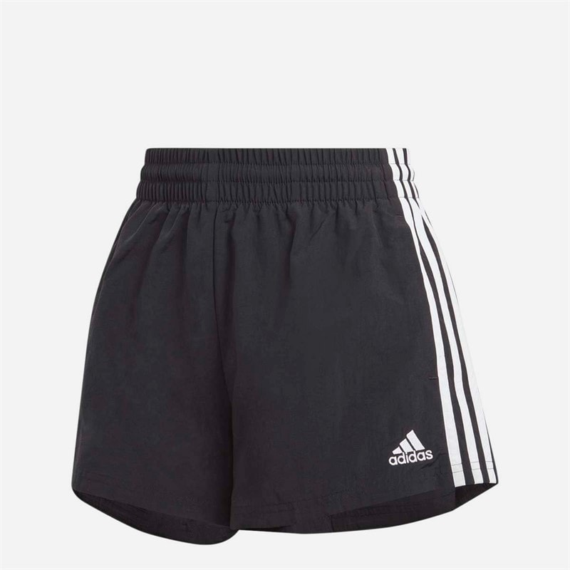 adidas Dame Essentials 3 Stripes Vævede Shorts Sort/Hvid - Billede 1